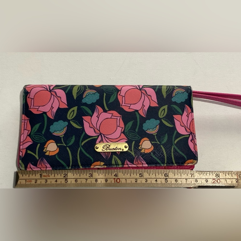 Buxton Floral Wristlet Wallet